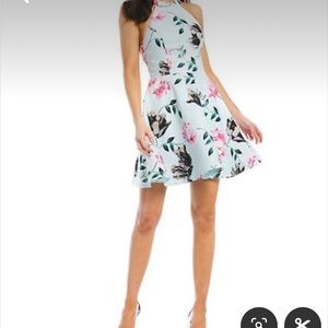 B. Darlin Floral Halter Dress Size 5/6